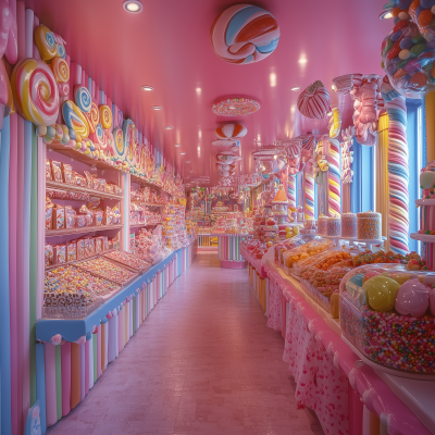 Whimsical Candy Store at the North Pole