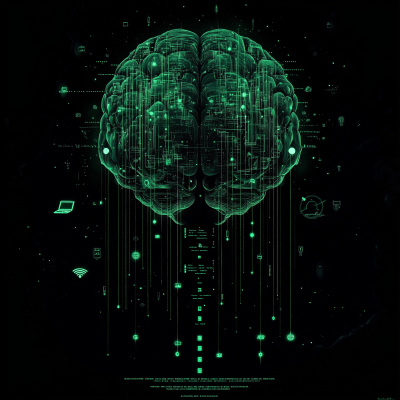 Futuristic Reptilian Brain