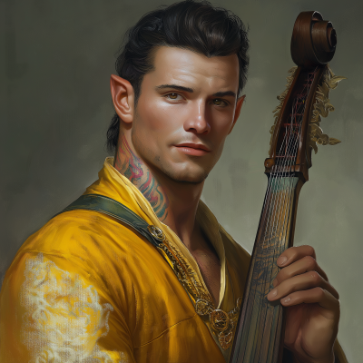 High Elf Bard Portrait