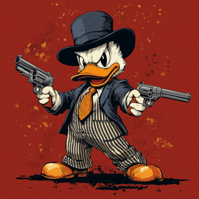 Gangster Scrooge McDuck