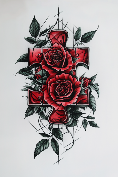 Roses and Puzzle Design