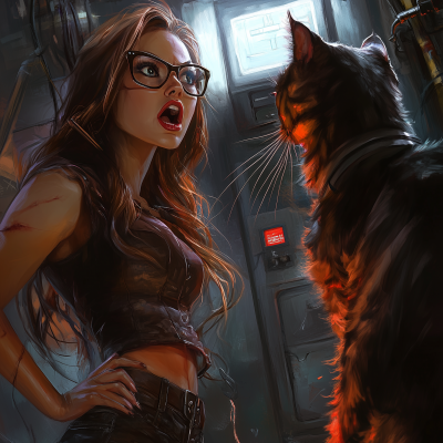 Fantasy Cat Artist