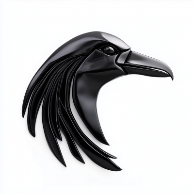 Stylized Raven’s Head