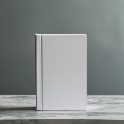 Blank Metallic Book Cover