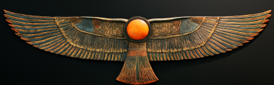 Winged Sun Disk in Ancient Egypt