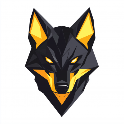 Cyberpunk Wolf Logo