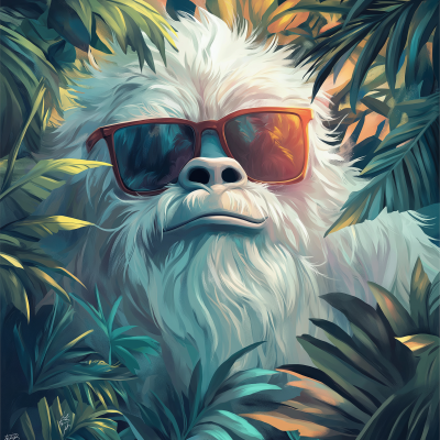 Mysterious Yeti in the Jungle