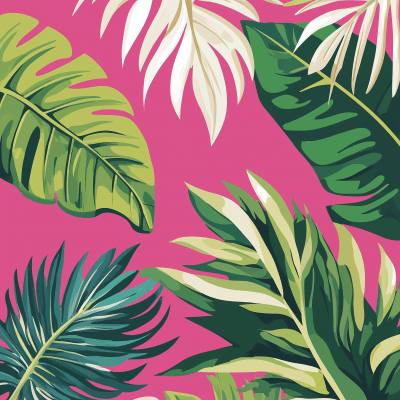 Tropical Leaves Pattern