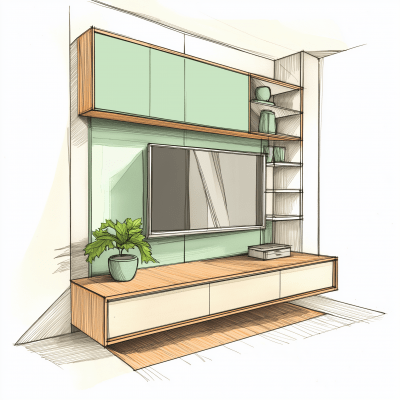 Modern TV Unit Design