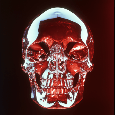 Epic Glass Skull Portrait