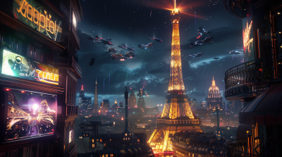 Futuristic Paris