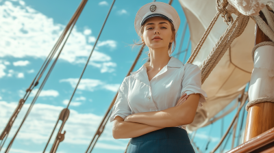 Sailor Lady at the Bow