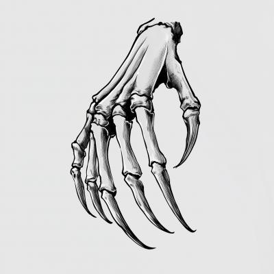 Crow Talon Skeleton Design