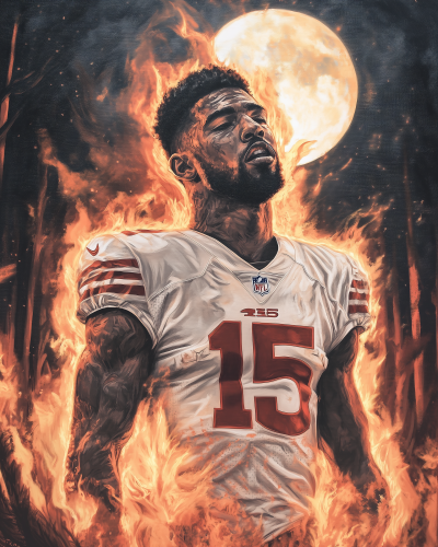 Jauan Jennings in Flames