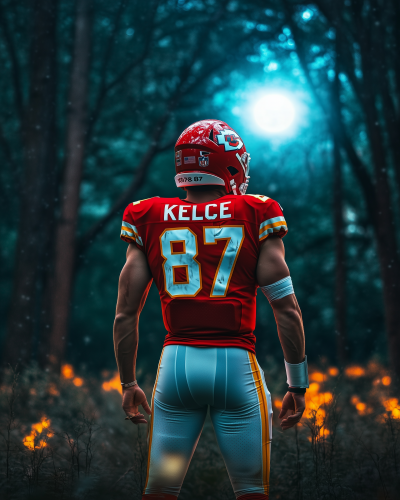 Travis Kelce in the Forest