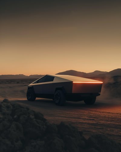 Cinematic Tesla Cybertruck