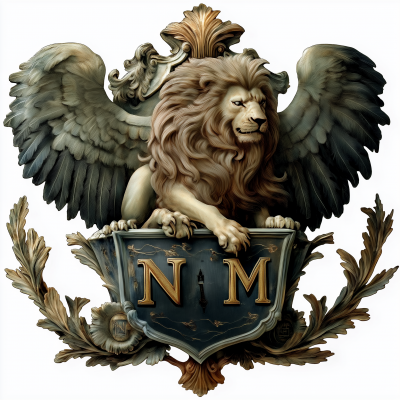 Coat of Arms with N and M