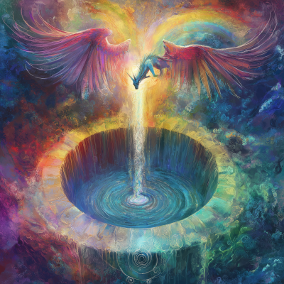 Mystical Cosmic Water Well