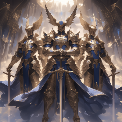 Majestic High Elf Winged Knights