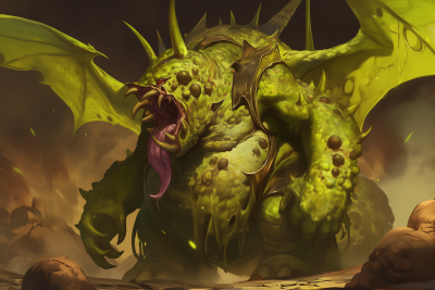 Nurgle Toad Dragon