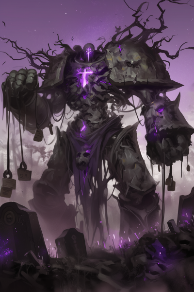 Grimdark Golem in Graveyard