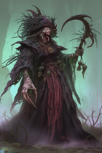 Baba Yaga in High Fantasy Style