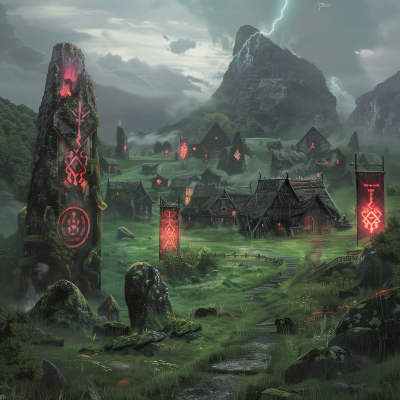 Mystic Elven Battle Village