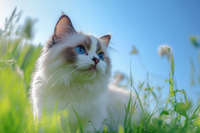 Ragdoll Cat Walking