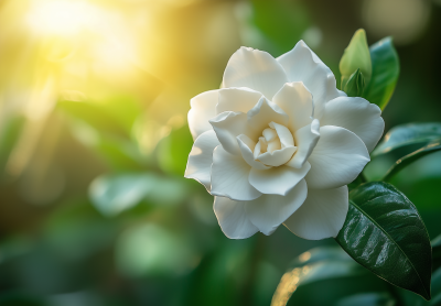 Gardenia Flower in Detail