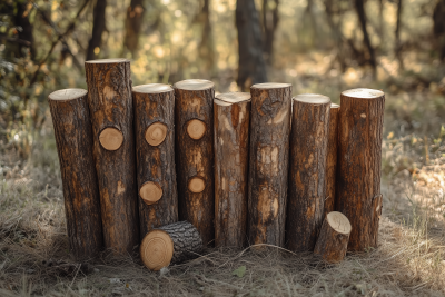 Cedarwood in Forest