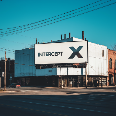 White Office Building with Billboard