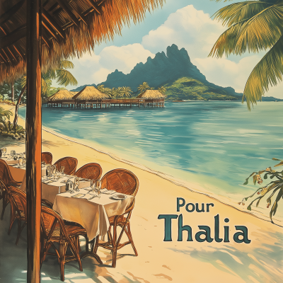 Beach Restaurant Poster