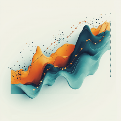 Abstract Financial Growth Concept