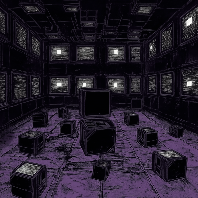 Desolate Cyberpunk Room