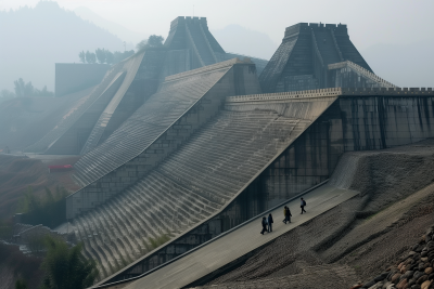 Brutalist Chinese Wall