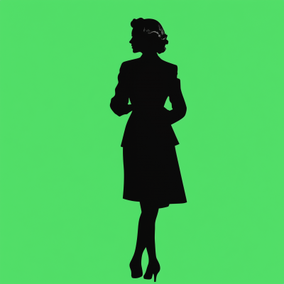 Silhouette of Coco Chanel