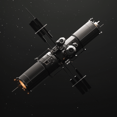 Sleek Minimalistic Satellite