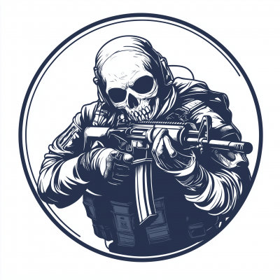 Skeleton Soldier Logo