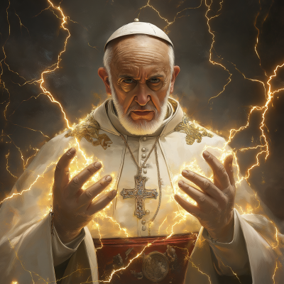 Almighty Pope in Action