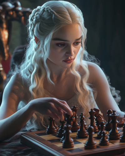 Daenerys Playing Chess