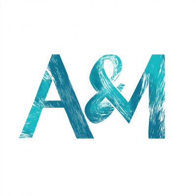 Artistic A & M Logo Design