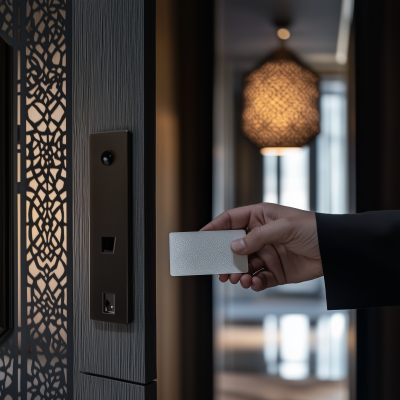 Contemporary Hotel Key Card