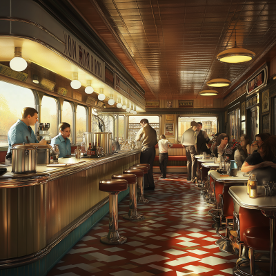 1940s Quaint Diner