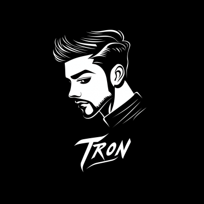 Tron Barber Logo