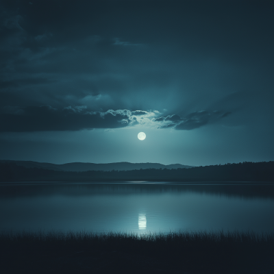 Serene Lakeside Night