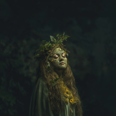 Pensive Forest Goddess