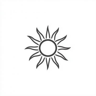 Minimalistic Solar Logo