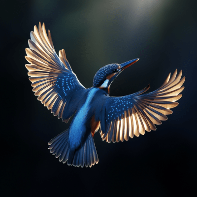 Swooping Kingfisher