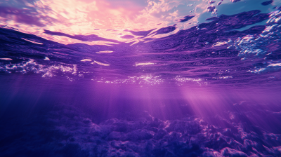 Purple Underwater Fantasy