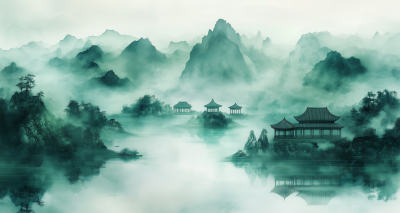 Surreal Chinese Landscape